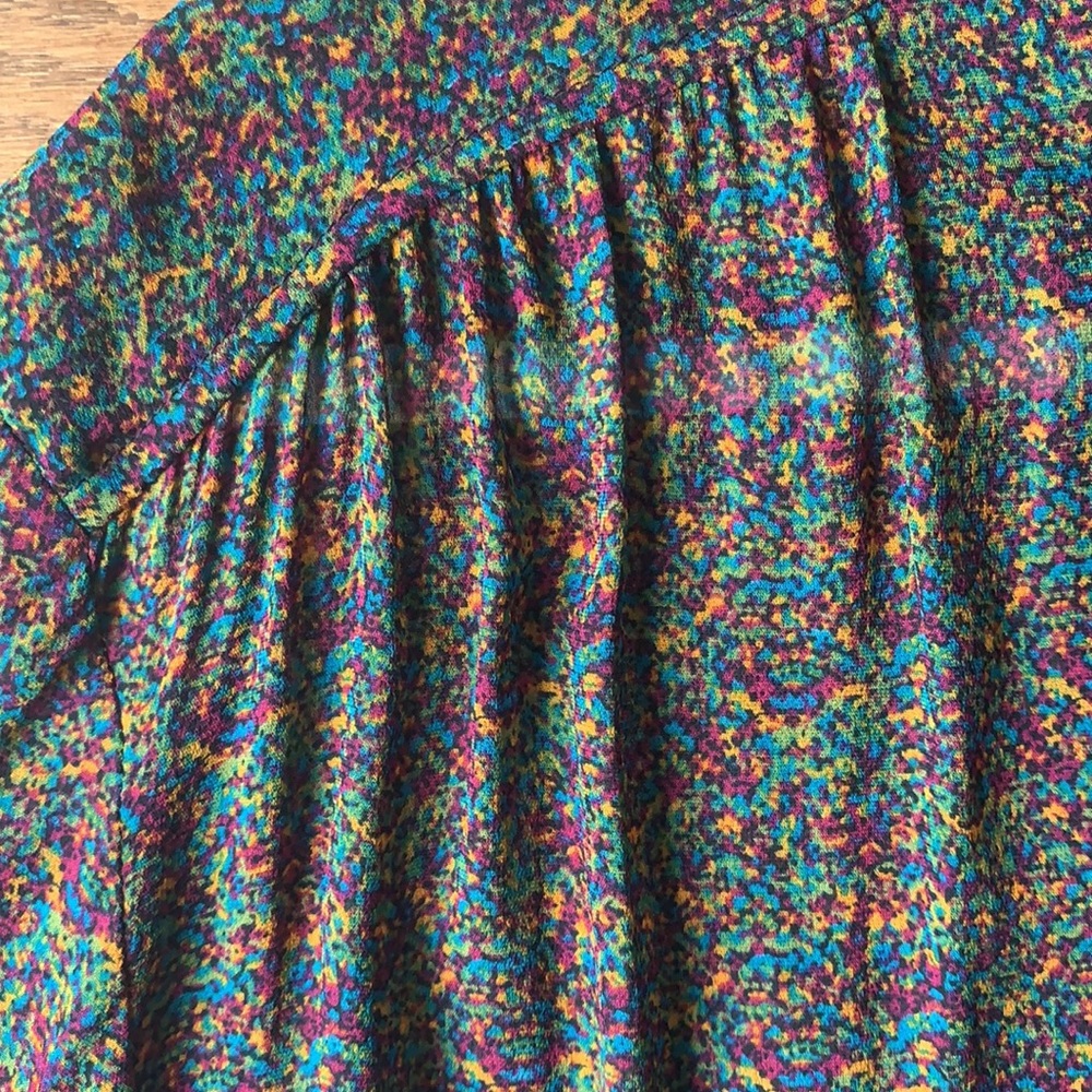 Isabel Marant | Button Down Sheer Printed Blouse - image 4